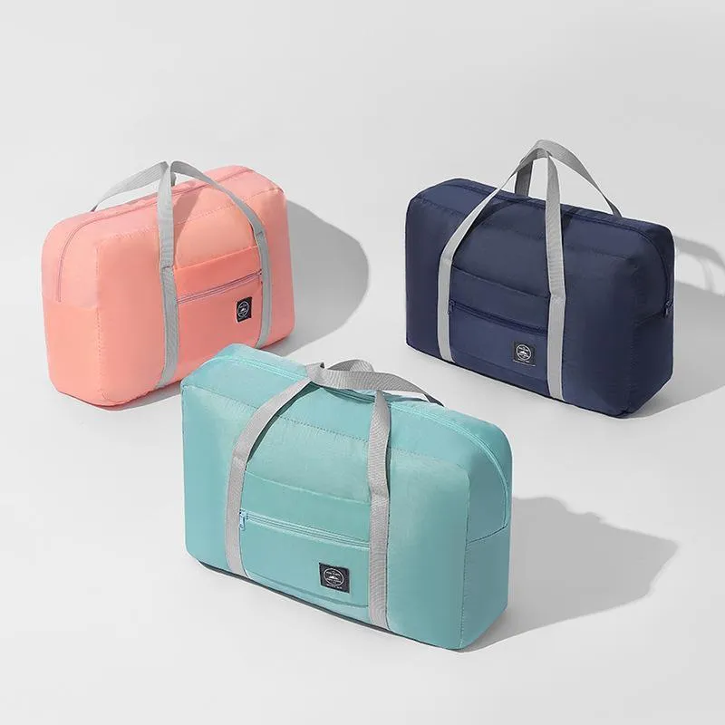 Foldable Large Capacity Travel Duffel Bags Oxford Handbag Waterproof Swim Gym