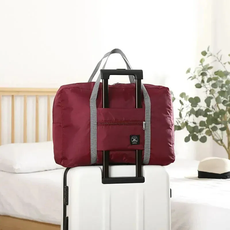 Foldable Lightweight Travel Duffel Bag – Large Capacity Carry-On for Women & Girls