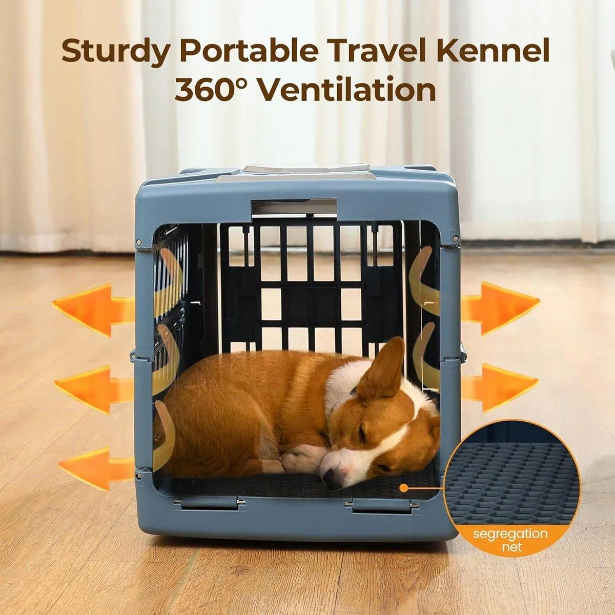 Foldable Portable Pet Carrier Detachable Cat Dog Carrier Space Capsule Design
