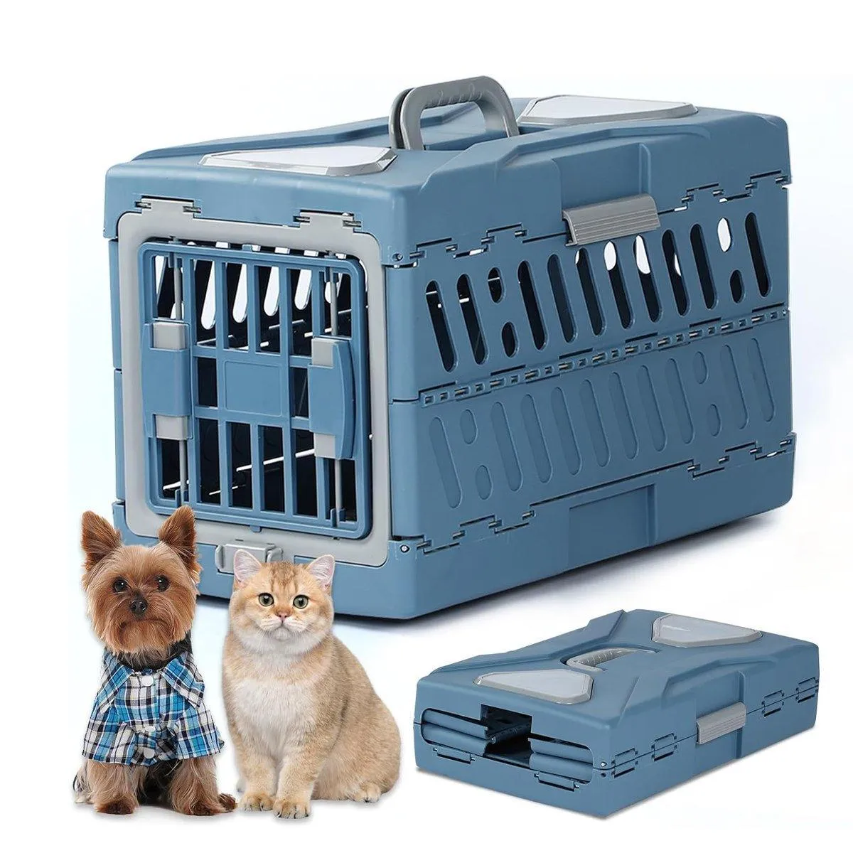 Foldable Portable Pet Carrier Detachable Cat Dog Carrier Space Capsule Design