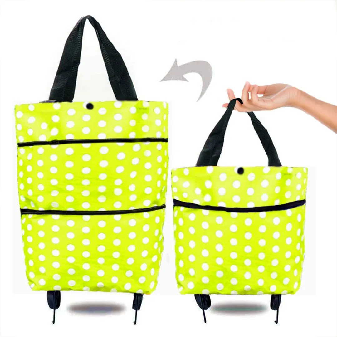 Foldable Shopping Trolley Tote Bag