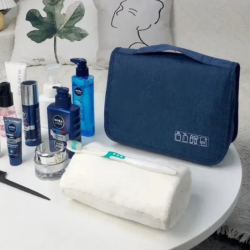 Foldable Toiletry Bag Organizer Hanging Storage Bag