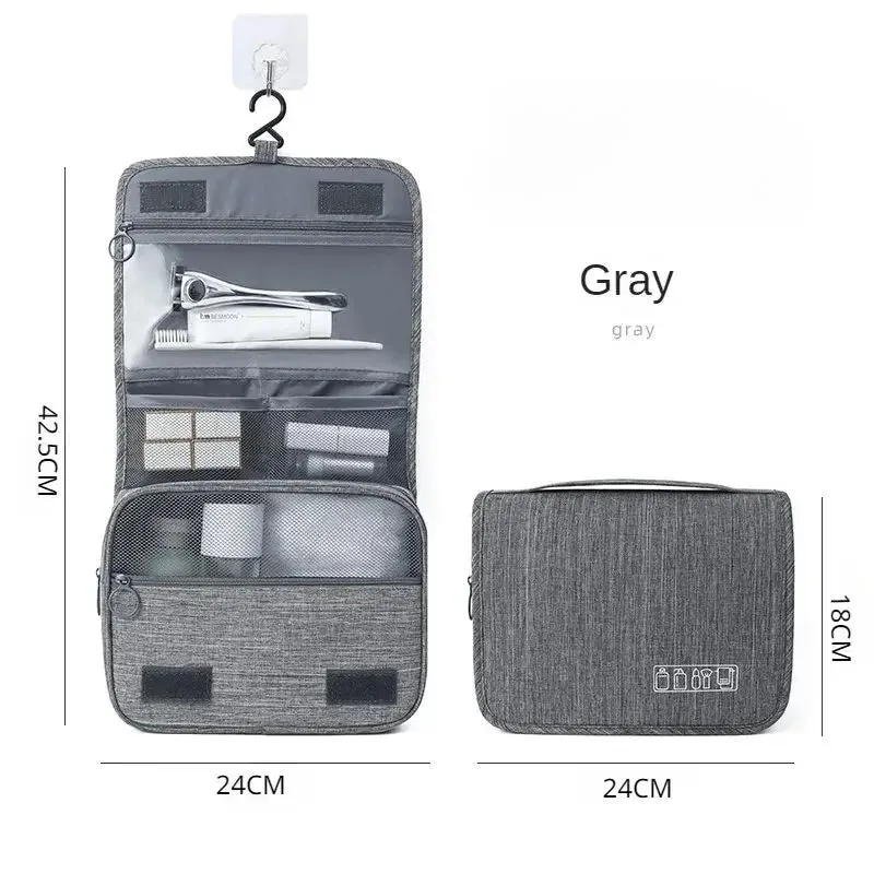 Foldable Toiletry Bag Organizer Hanging Storage Bag