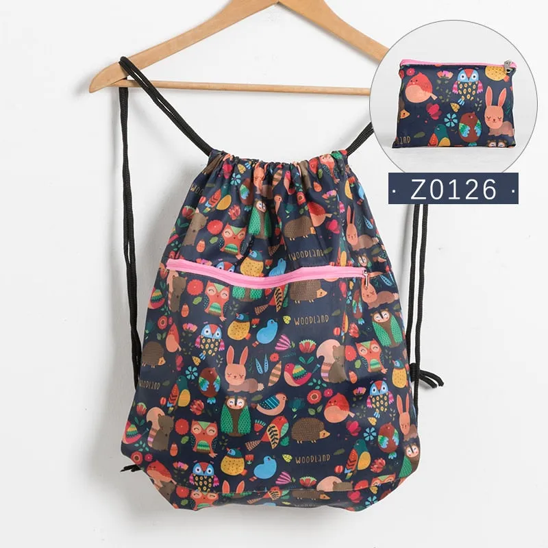 Foldable Waterproof String Backpack