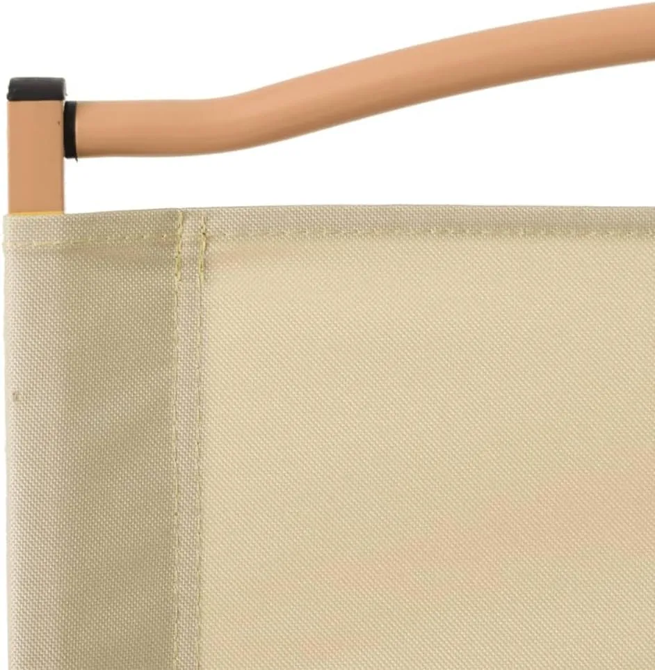 Folding Camping Chairs 2 Pack Beige 21.3"x16.9"x23.2" Oxford Fabric Lightweight Portable Outdoor Chairs for Beach Patio Picnic Lawn and Backyard