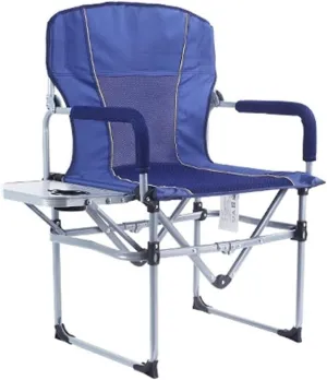 Folding Camping Outdoor Camping Folding Chair Portable Camping Beach Chair, Fishing Chair Barbecue Leisure Home with Side Table Chairs Foldable