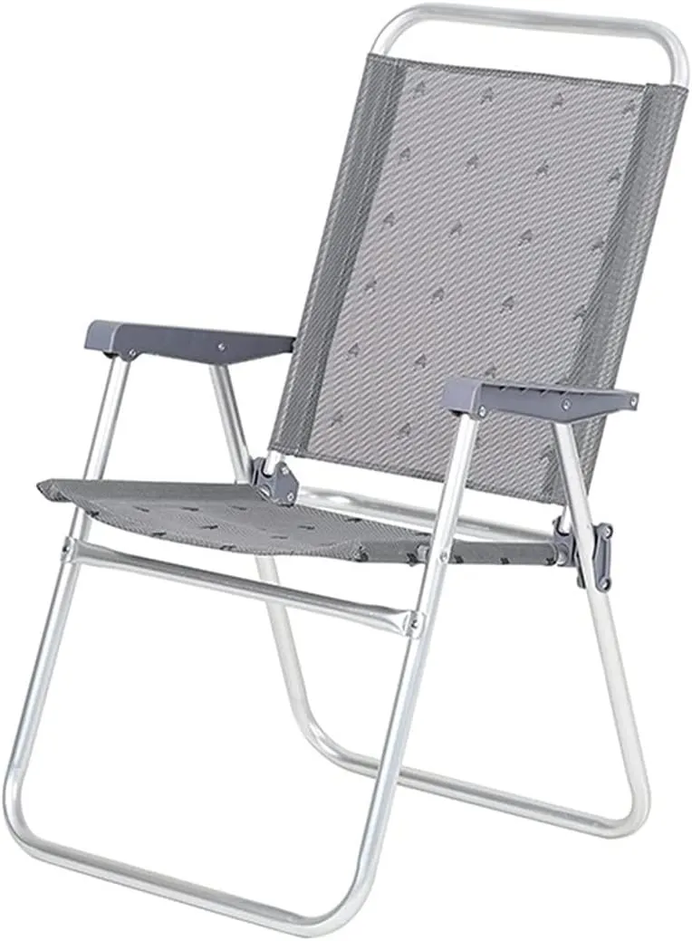 Folding Camping Outdoor Camping Portable Folding Chair Beach Seat Lightweight Lazy Lunch Break Recliner for Fishing Travel Chairs Foldable