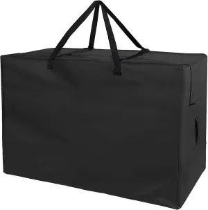 Folding Mattress Storage Bag, Andacar 63 inch Carry Case Fits for Tri-Fold Up to 6 inch Mattress Waterproof Cushion Storage Bag - 61x28x18inch