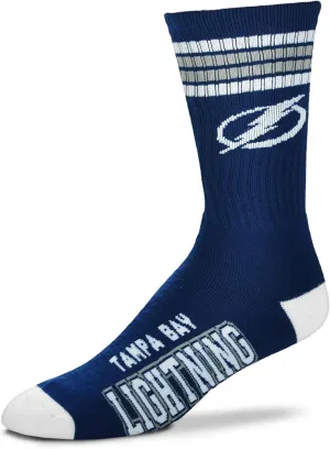 For Bare Feet Kids' 4 Stripe Deuce Crew NHL