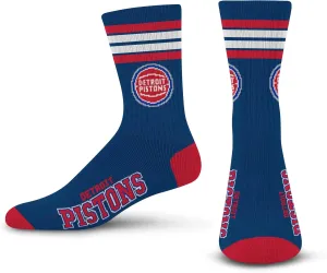 For Bare Feet NBA 4 Stripe Deuce Crew Sock Team Color