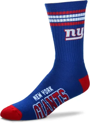 For Bare Feet Youth NFL 4-Stripe Deuce Quarter-Length Socks