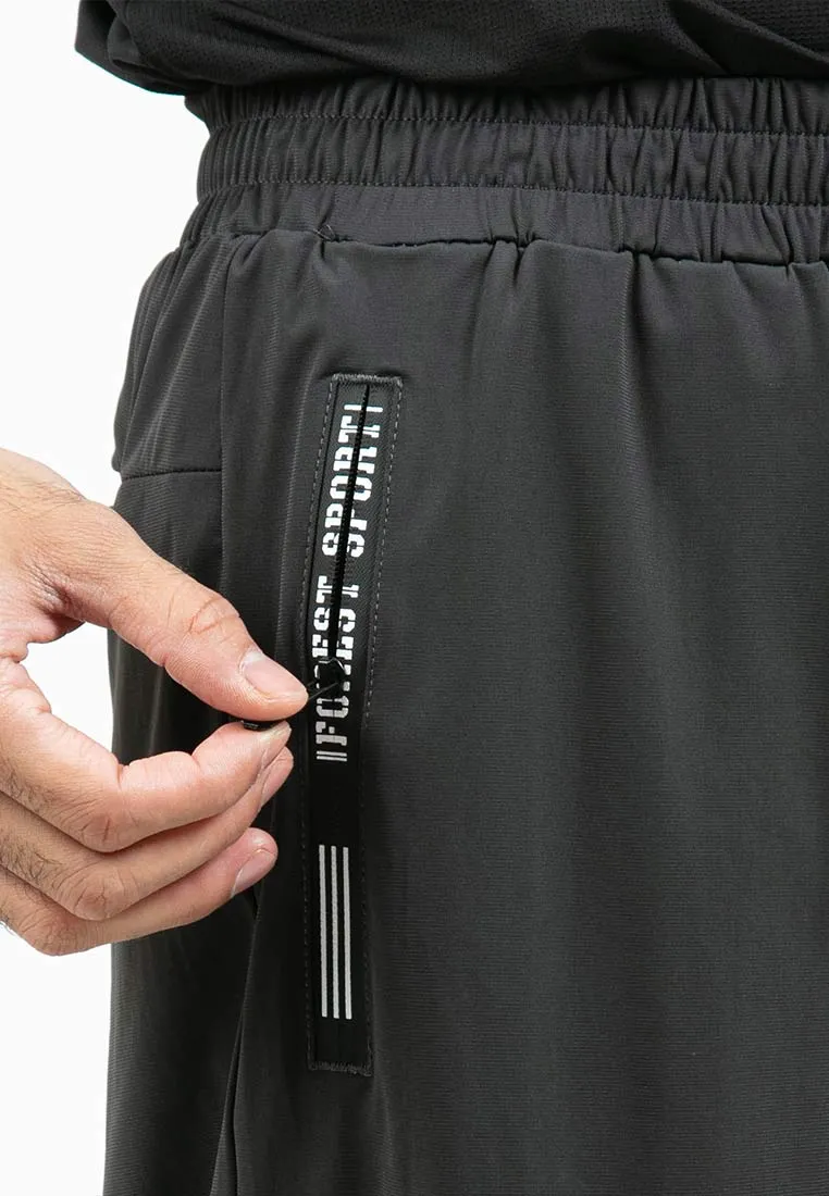 Forest Ice Silk Stretchable Dri-Fit Sports Shorts Quick Dry Short Pants Men | Seluar Pendek Lelaki Seluar Sports - 65846