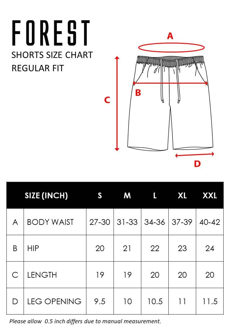 Forest Ice Silk Stretchable Dri-Fit Sports Shorts Quick Dry Short Pants Men | Seluar Pendek Lelaki Seluar Sports - 65846