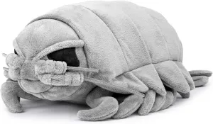FRANKIEZHOU Realistic Giant Isopod Plush,Stuffed Animal-Grey 20",Isopod Plush Toy, Arthropods Stuffed Animal,Soft Animals,Girl Toys,Gifts for Kids
