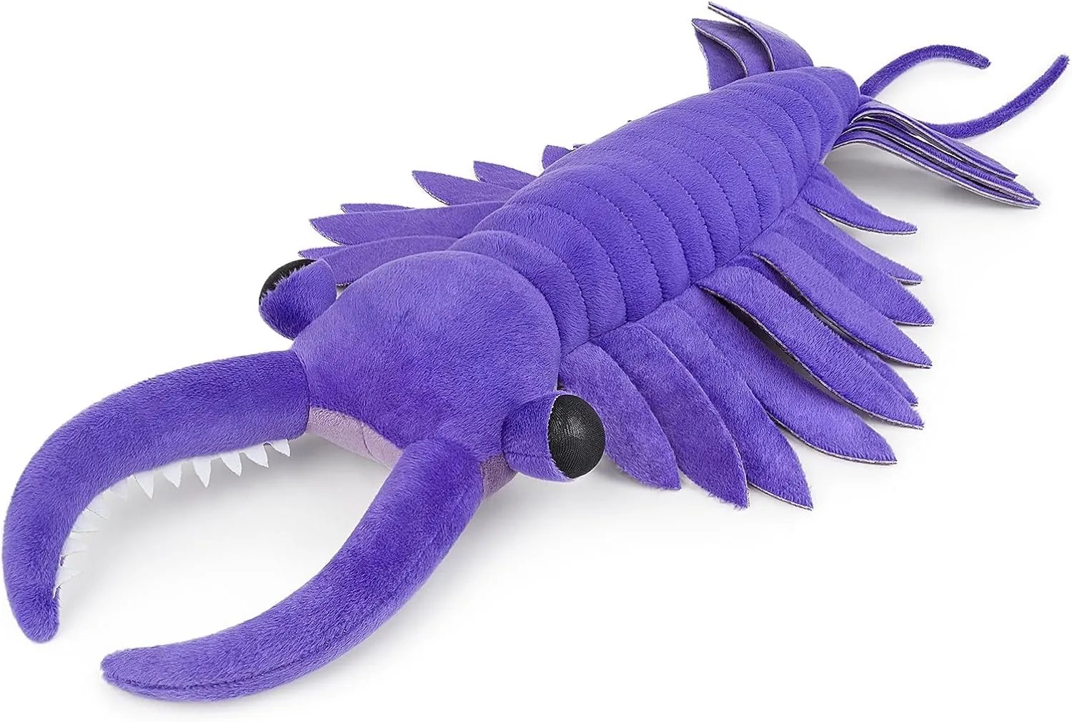 FRANKIEZHOU Simulation Anomalocaris Arthropod Plush-Purple 21" Cambrian Ancient Sea Shrimp Stuffed Animal,Soft Shrimp Plush Toy, Stuffed Toy,Cuddly Toys,Gifts for Kids