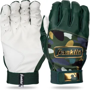 Franklin Sports MLB Adult Batting Gloves - Digitek Camo Baseball   Softball - Premium Leather - Many Sizes Colors-Adult