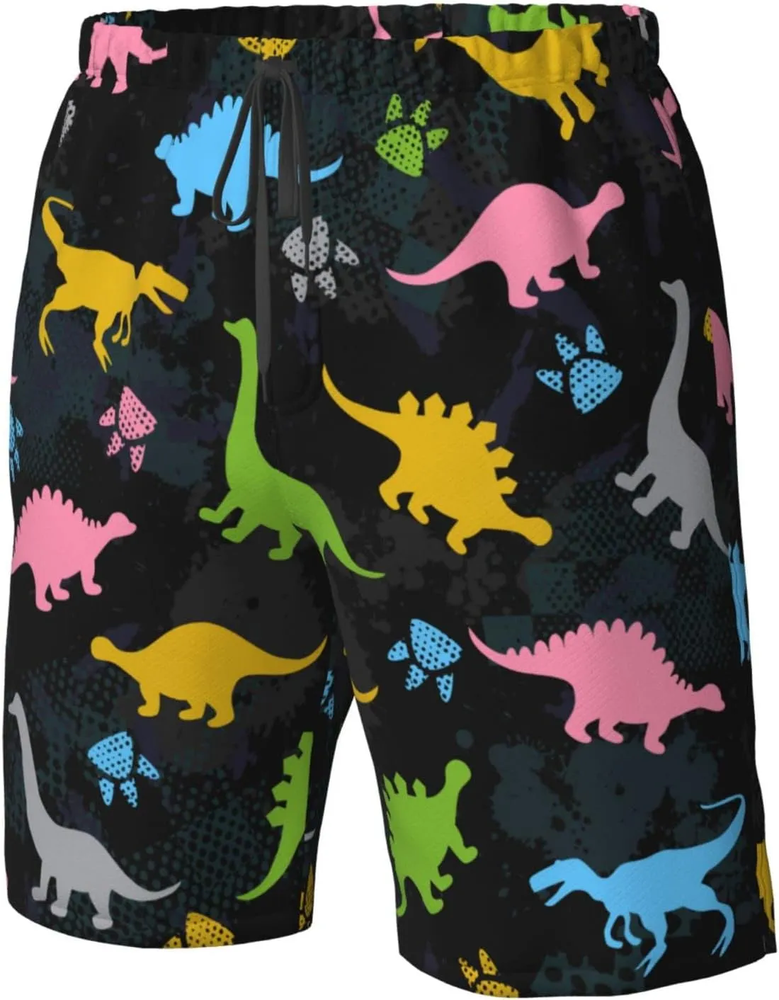 FREEHOTU Men's Swim Trunks Beach Board Shorts Quick Dry Swimwear Sports with Pockets