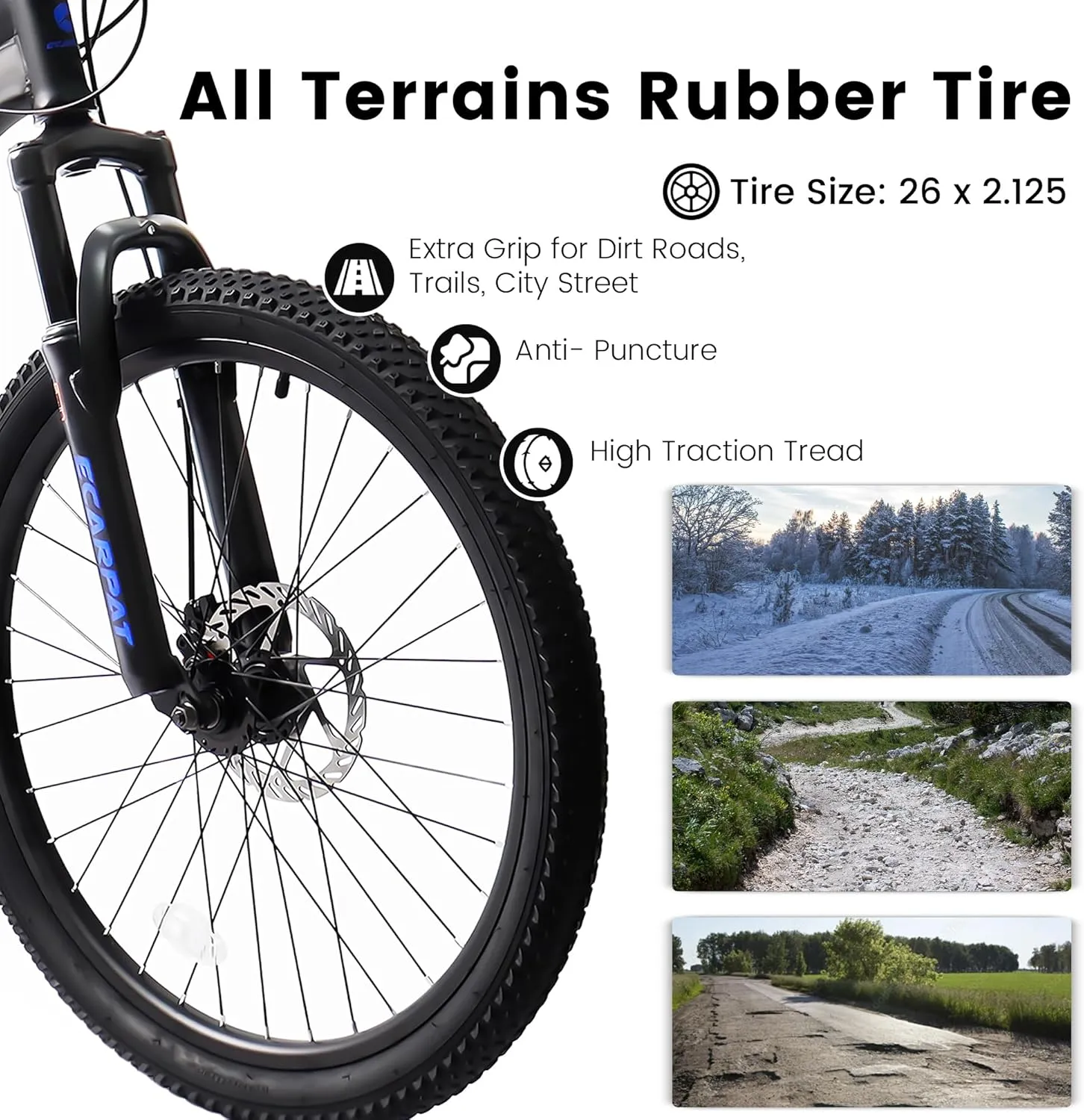 Full Dual Suspension Mountain Bike 24/26/27.5 Inch, Mountain Bike for Mens Womens, Student Work with 21-Speed Disc Trail Commuter City Snow Bicycles