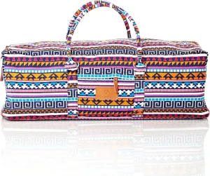 Full-Zip Extra Large Yoga Mat Tote Bag with Multi-Functional Storage Pockets for Sports Gym Pilates »Ghanpati«