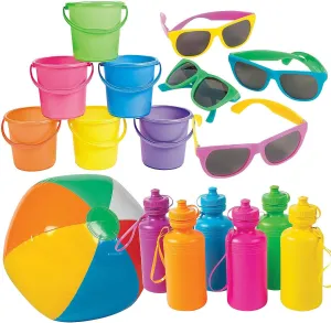 Fun Express A Day at The Beach Boredom Buster Kit - 48 Pc