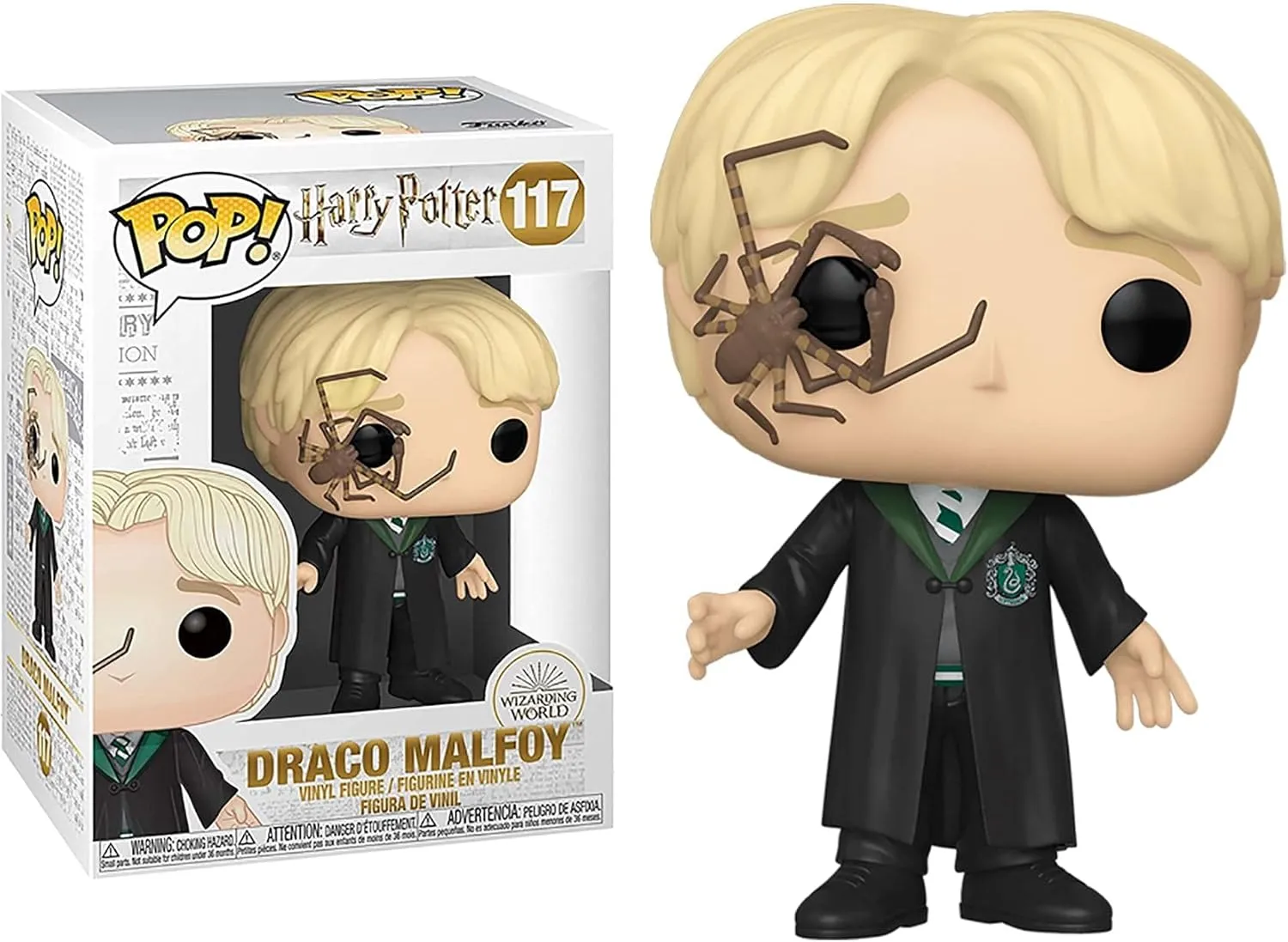 Funko Pop! Harry James Potter-Malfoy With Whip Spider - Harry Potter - Figura in Vinile da Collezione - Idea Regalo - Merchandising Ufficiale - Giocattoli per Bambini e Adulti - Movies Fans