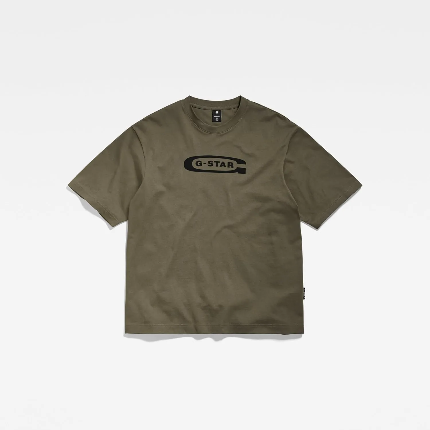 G-STAR Men's Old School Logo Boxy Short Sleeve T-Shirt