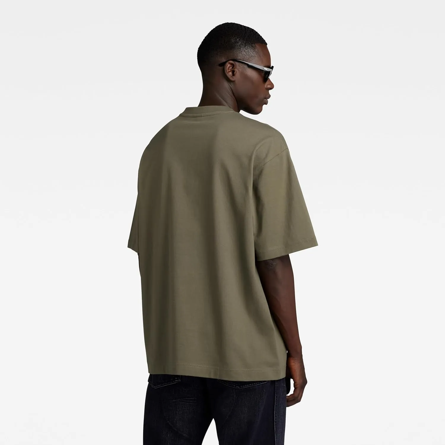 G-STAR Men's Old School Logo Boxy Short Sleeve T-Shirt