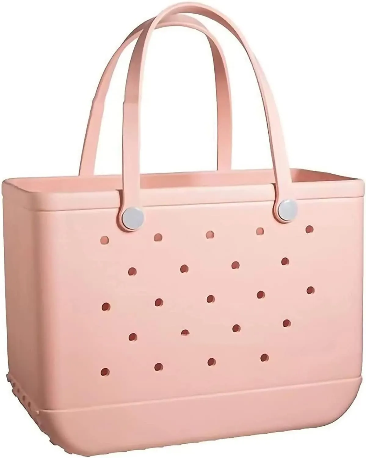 GBB Beach Bag Lightweight Rubber Tote Bag Large Waterproof Tote Bag Washable Outdoor Bags Durable Open Handbag for Travel