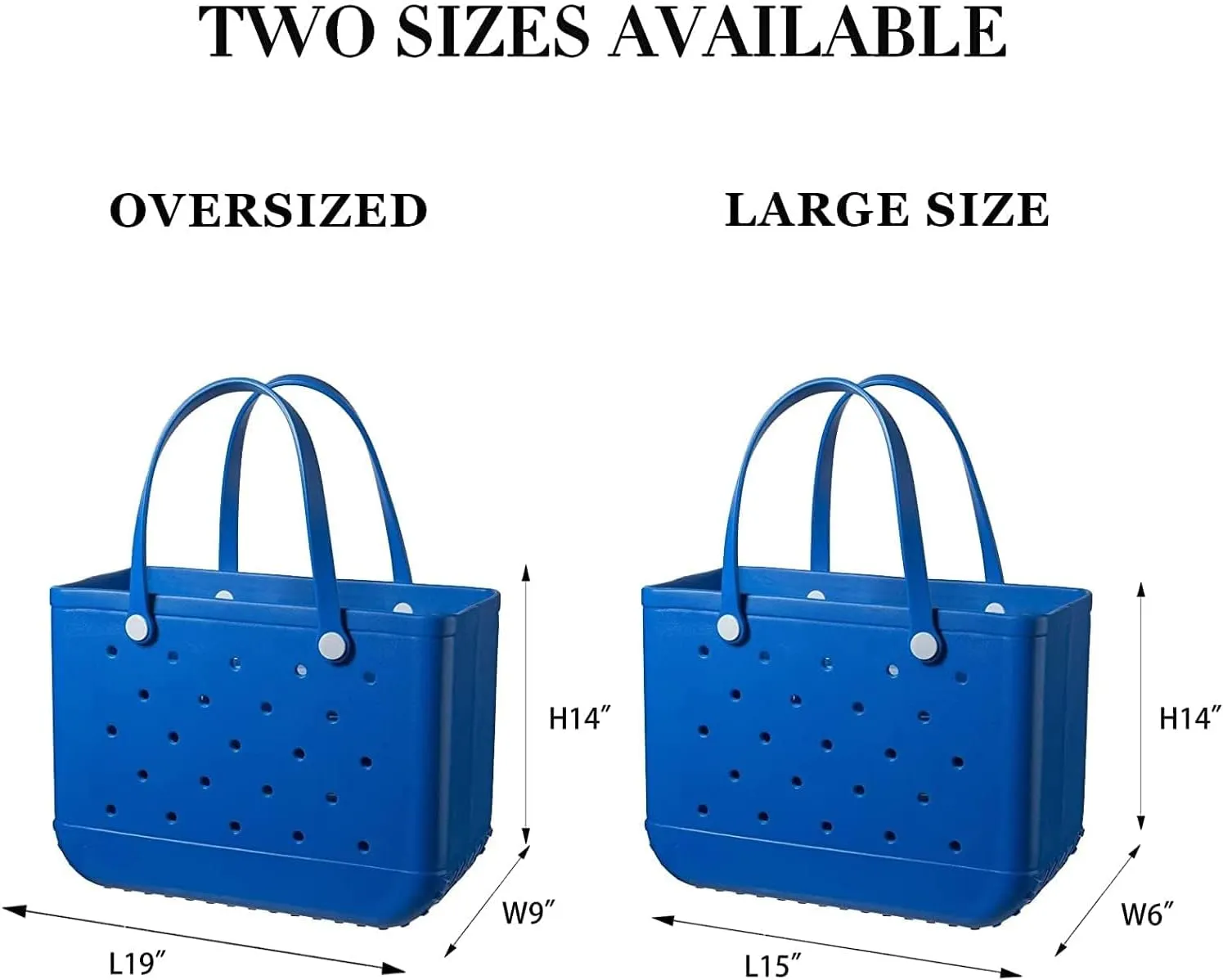GBB Beach Bag Lightweight Rubber Tote Bag Large Waterproof Tote Bag Washable Outdoor Bags Durable Open Handbag for Travel