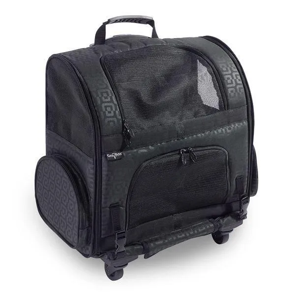 Gen7 Pets Roller-Carrier™ Pet Carrier - Black Geometric
