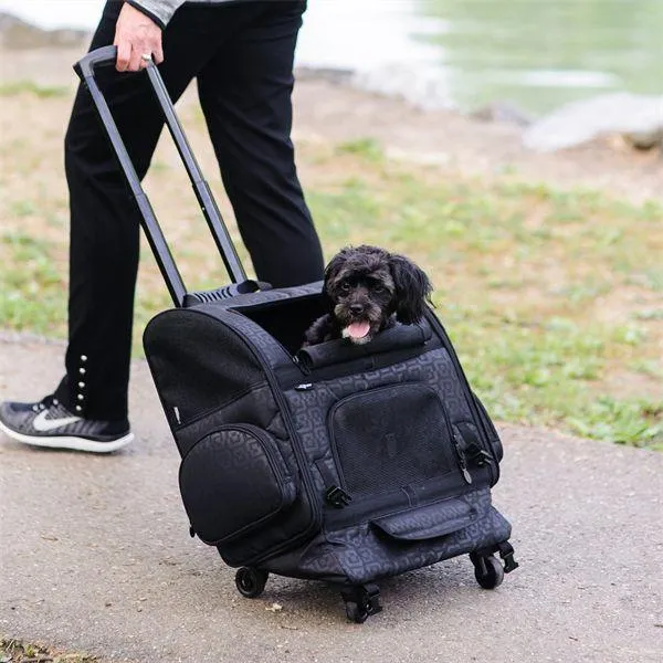 Gen7 Pets Roller-Carrier™ Pet Carrier - Black Geometric
