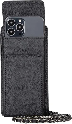 Genuine Leather Cross-Body Bags For Women, Cross-Body Purse Cell Phone Wallet Purses Case With Detachable Strap, Shoulder Bag