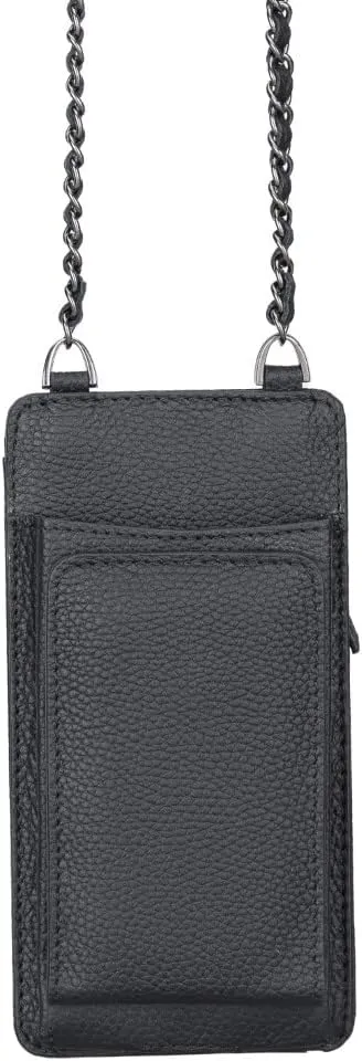 Genuine Leather Cross-Body Bags For Women, Cross-Body Purse Cell Phone Wallet Purses Case With Detachable Strap, Shoulder Bag