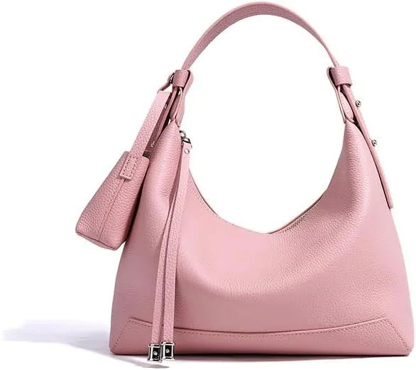 Genuine Leather Crossbody Bag for Women Handmade Top Grain Purse with Detachable Coin Purse Annual New
