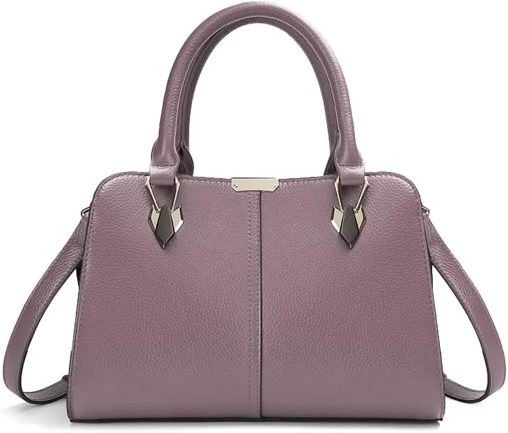 Genuine leather handbag, cowhide handbag, large capacity women's handbag, new bag, hand-held one shoulder crossbody