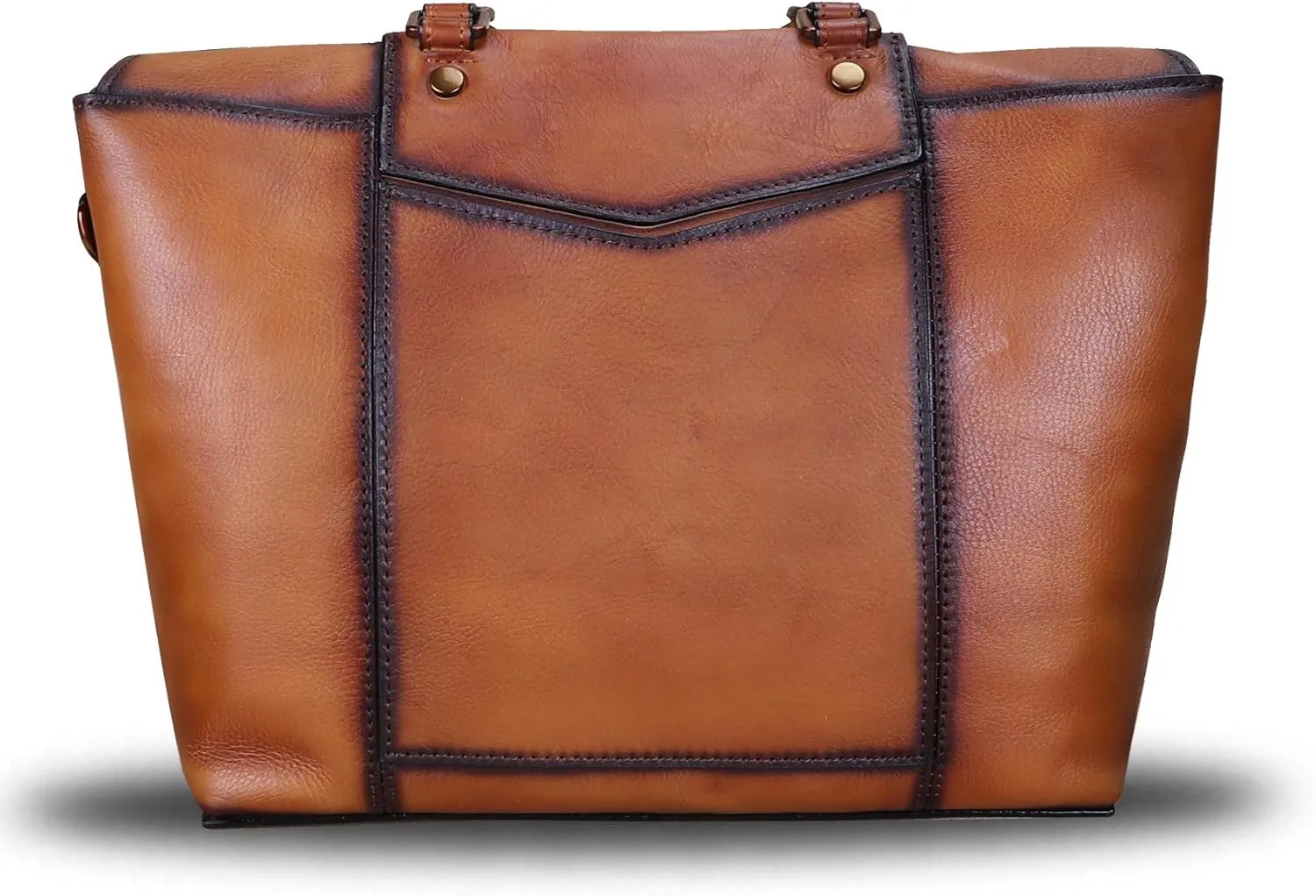 Genuine Leather Satchel Purses Handbags for Women Large Capacity Shoulder Bags Lady Work Top Handle Crossbody Bag