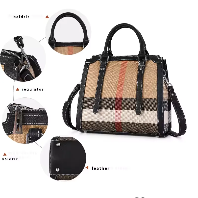 Genuine Leather Shoulder Bag Large Capacity Tote Bag