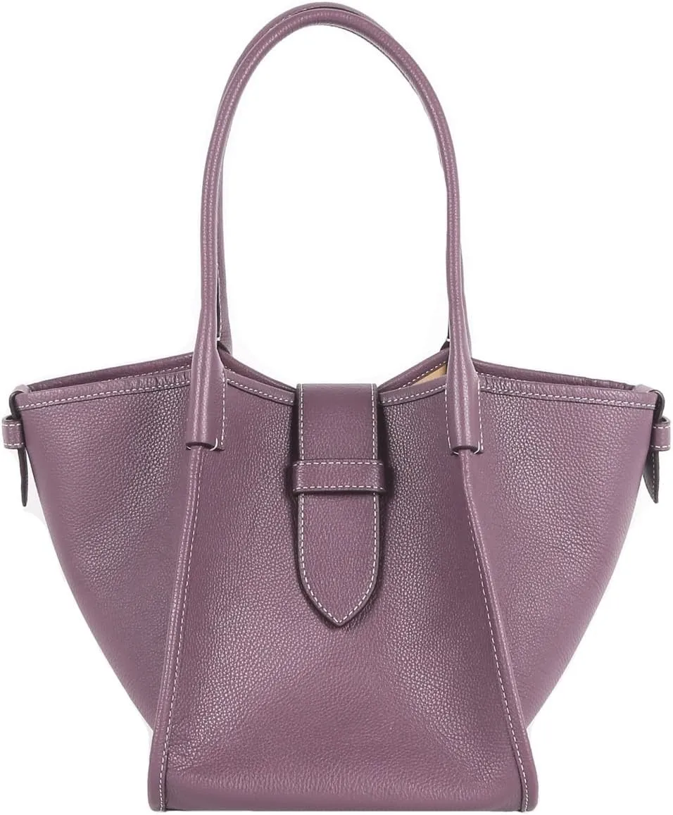 Genuine Leather Tote Bag for Women,Classic Purses, Waterproof Lightweight Underarm Commuter Bag, for Work Travel Shopping