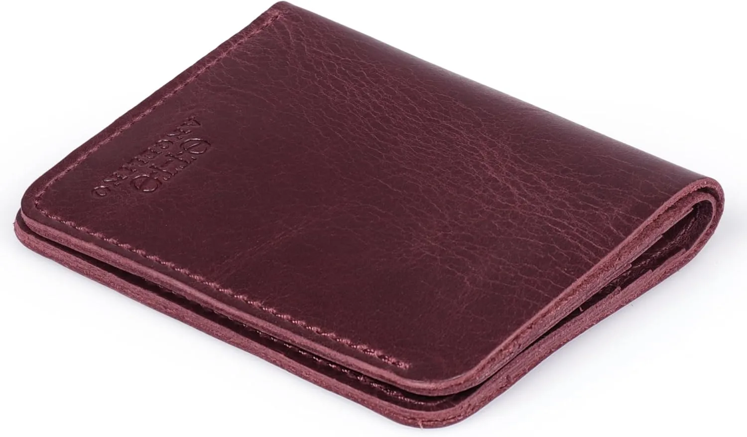 Genuine Leather Ultra Slim Bifold Card and Cash Wallet - Unisex