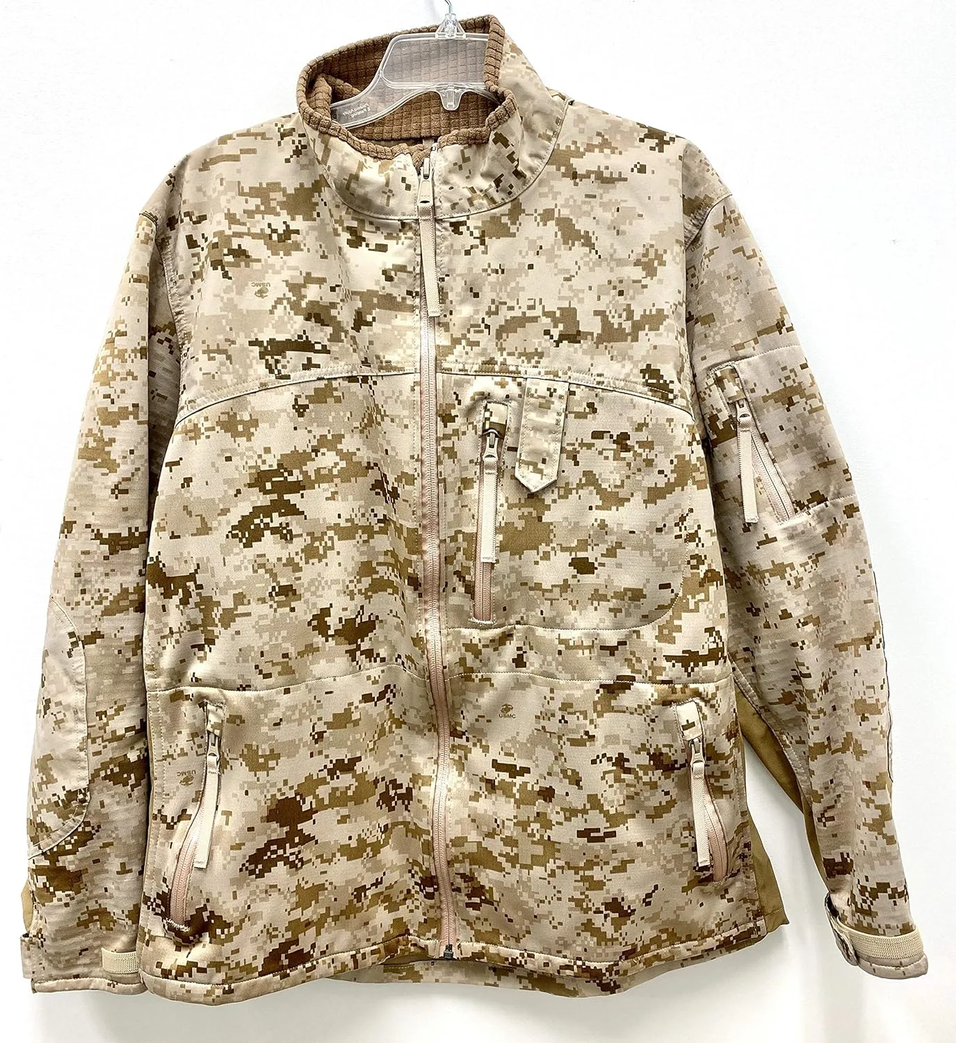 Genuine Us Marines Apecs Cdj 180s Cold Weather Desert Marpat Combat Jacket Seal Devgru - Large