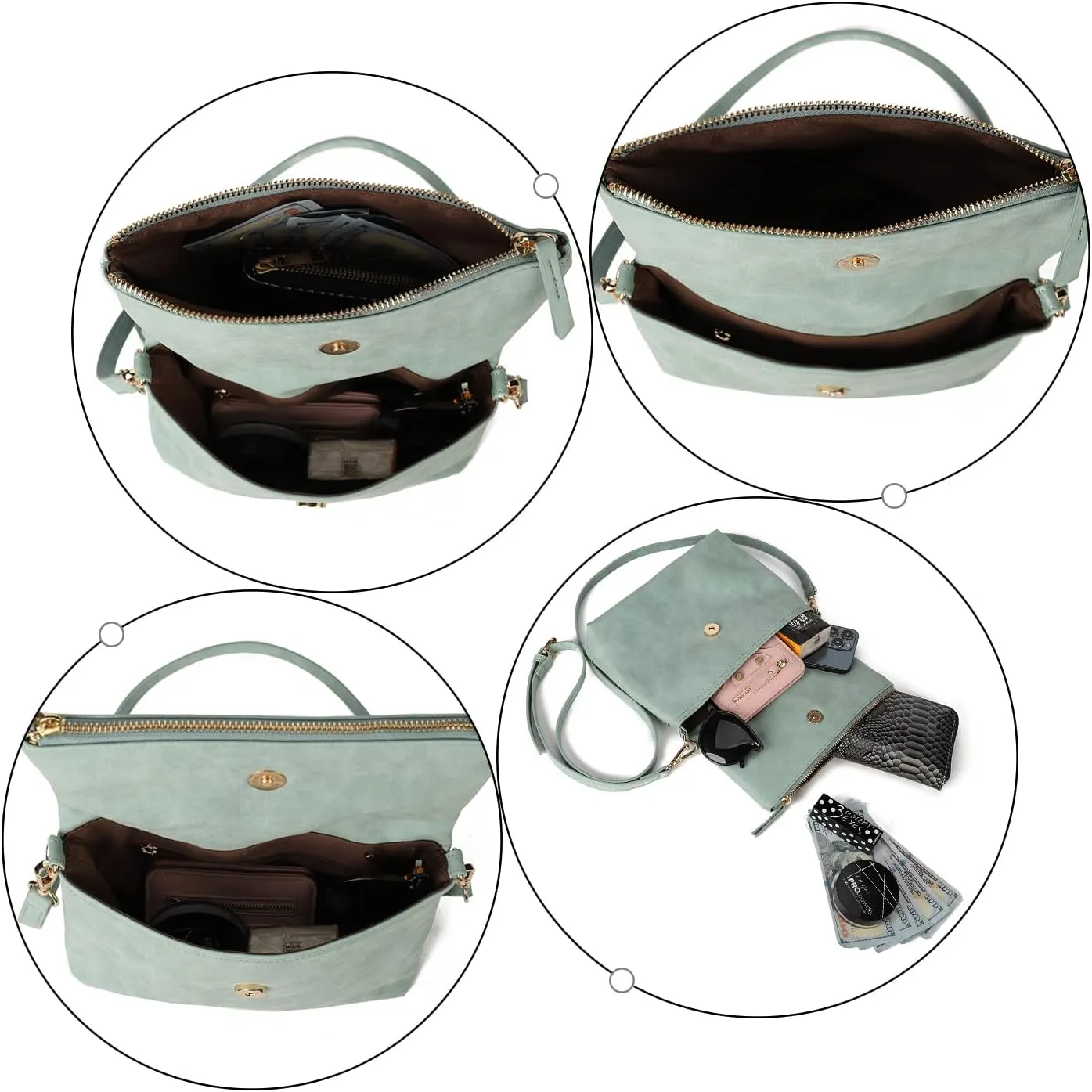 Gladdon Crossbody bags for Women Crossbody Purse Shoulder Bag