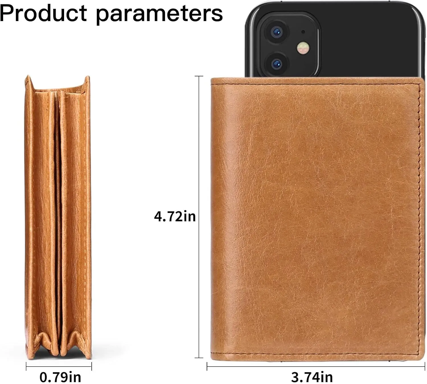GOIACII Wallets for Men Large Capacity Genuine Leather RFID Mens Bifold Wallet with 16 Card Slots