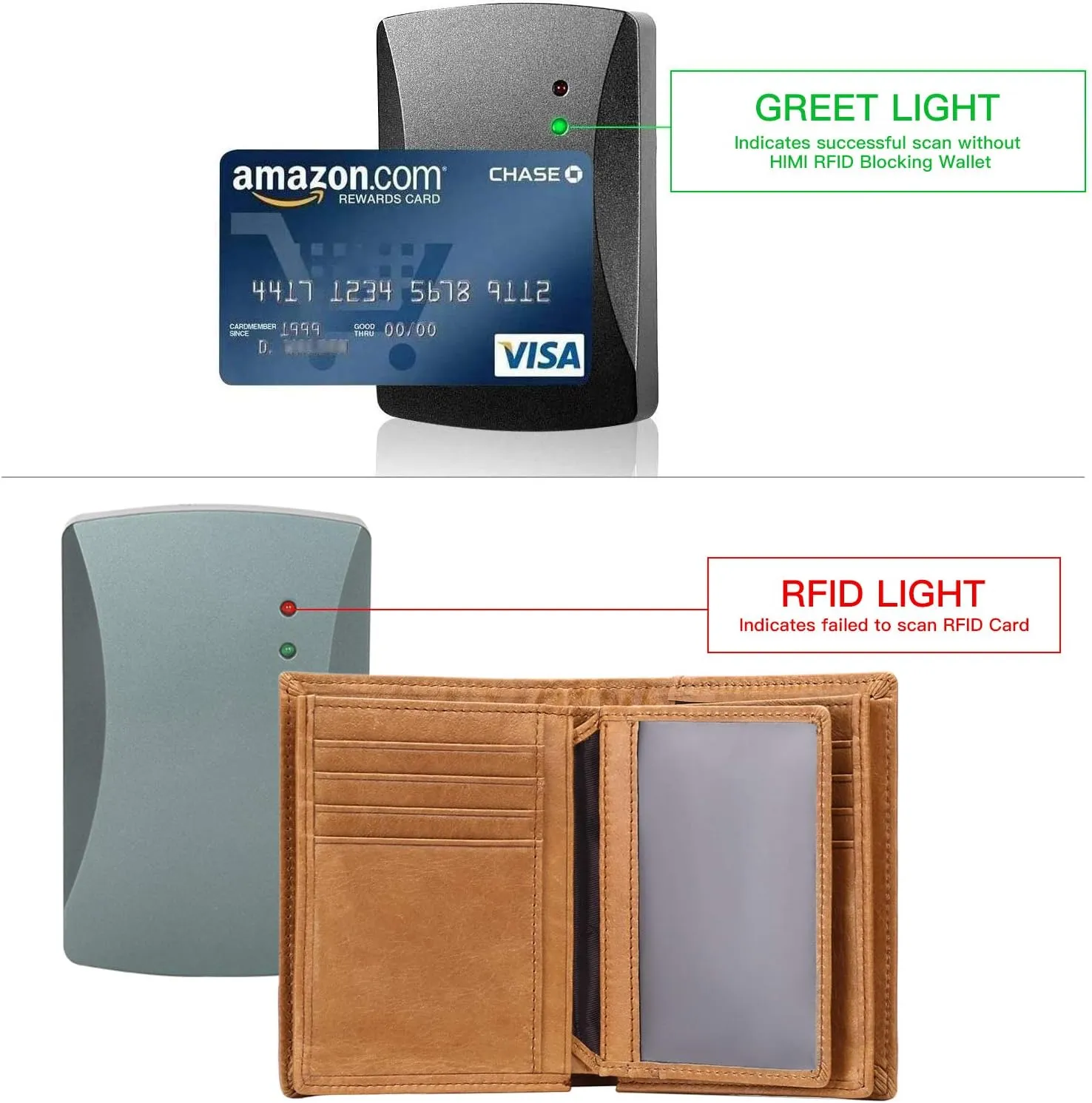 GOIACII Wallets for Men Large Capacity Genuine Leather RFID Mens Bifold Wallet with 16 Card Slots