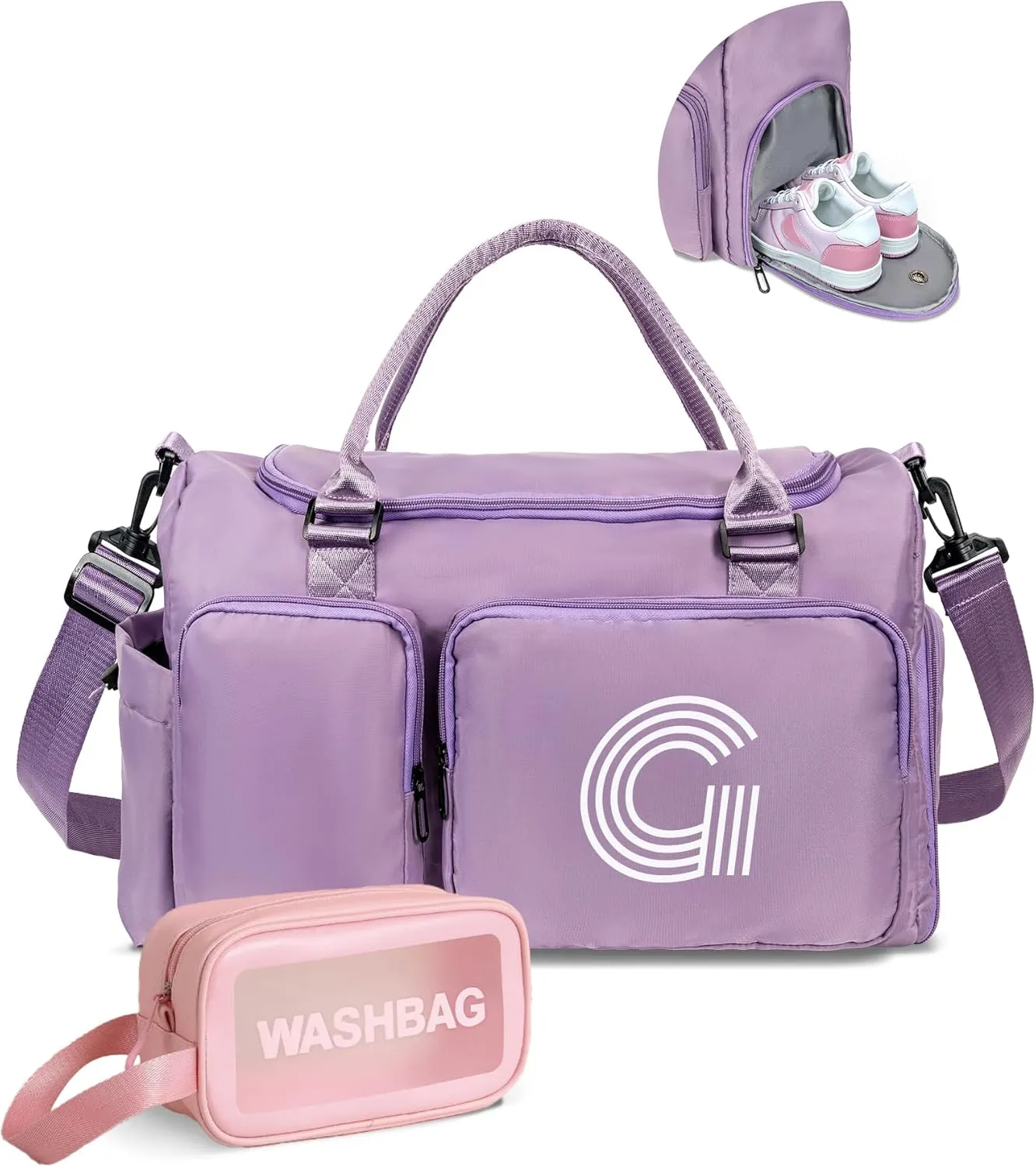 Graduation gifts, Personalized Gifts for Girls - Initial Travel Duffel, Gym, Weekender & Overnight Bags, bridal shower gifts, wedding gifts for couples 2025