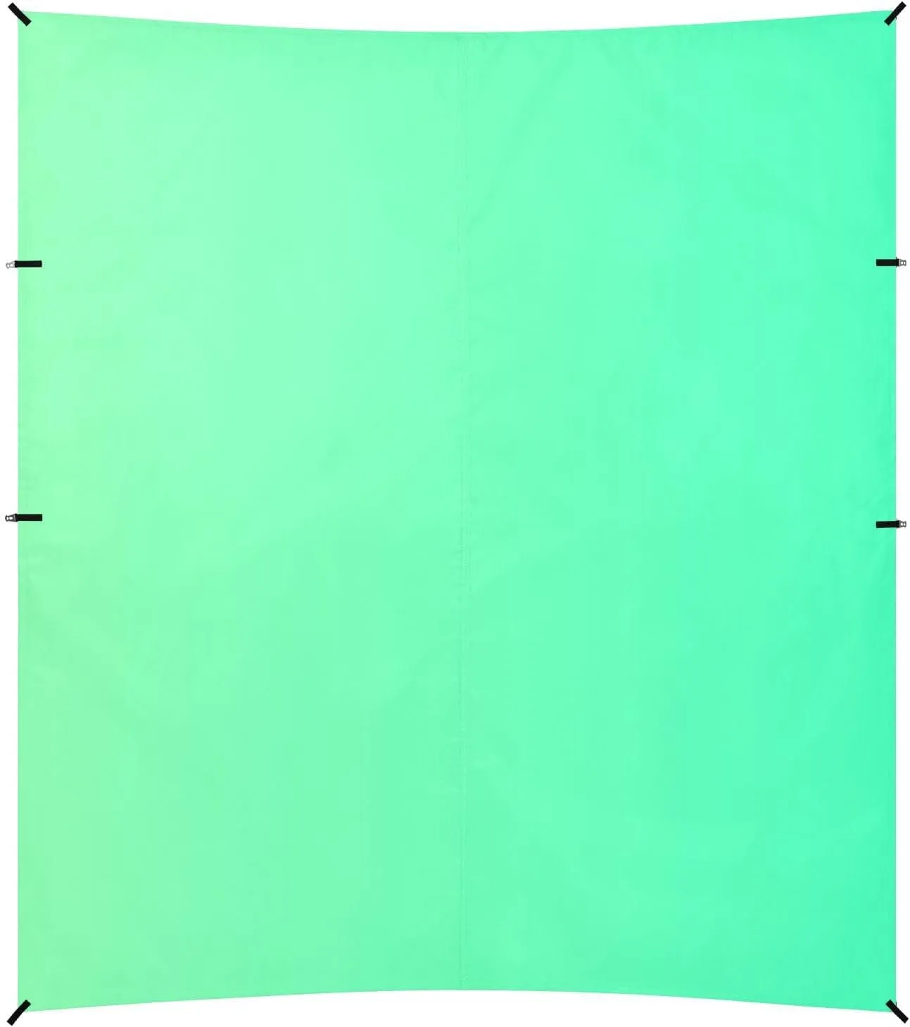 Green Gradient Beach Cabana UPF50  Easy Setup Portable Sun Shelter with Sandbags and Shovel for Backyard and Camping