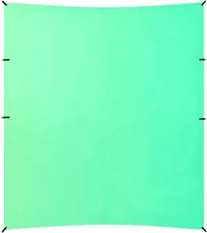 Green Gradient Beach Cabana UPF50  Easy Setup Portable Sun Shelter with Sandbags and Shovel for Backyard and Camping
