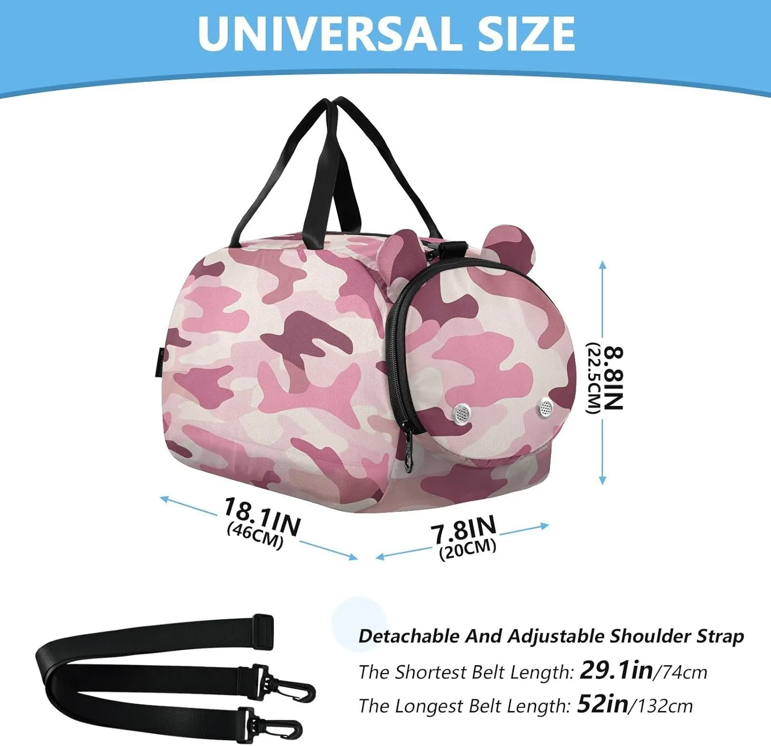 GuoChe West Crossbody Purse with Shoes Compartment Practical Messenger Bag Crossbody for Have a meal