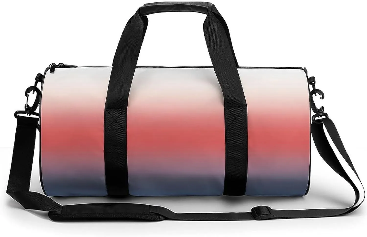 Gym Bag 17in for Men Women, Waterproof Foldable Sports Organizer, Durable Workout Travel Duffle Bag, Warm Horizon Blend-1584