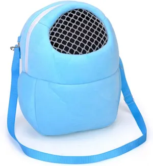Hamster Travel Bag Pet Hamster Carrier Bags Portable Travel Bag Breathable Pet Small Bag with Adjustable Shoulder Strap for Hedgehog Hamster Chinchilla Guinea Pig