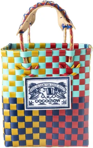 Hand Woven Applique Bag, PP eco-friendly Woven Handbag, Handbag, Fashionable Travel Bag, Women's Handbag and Wallet